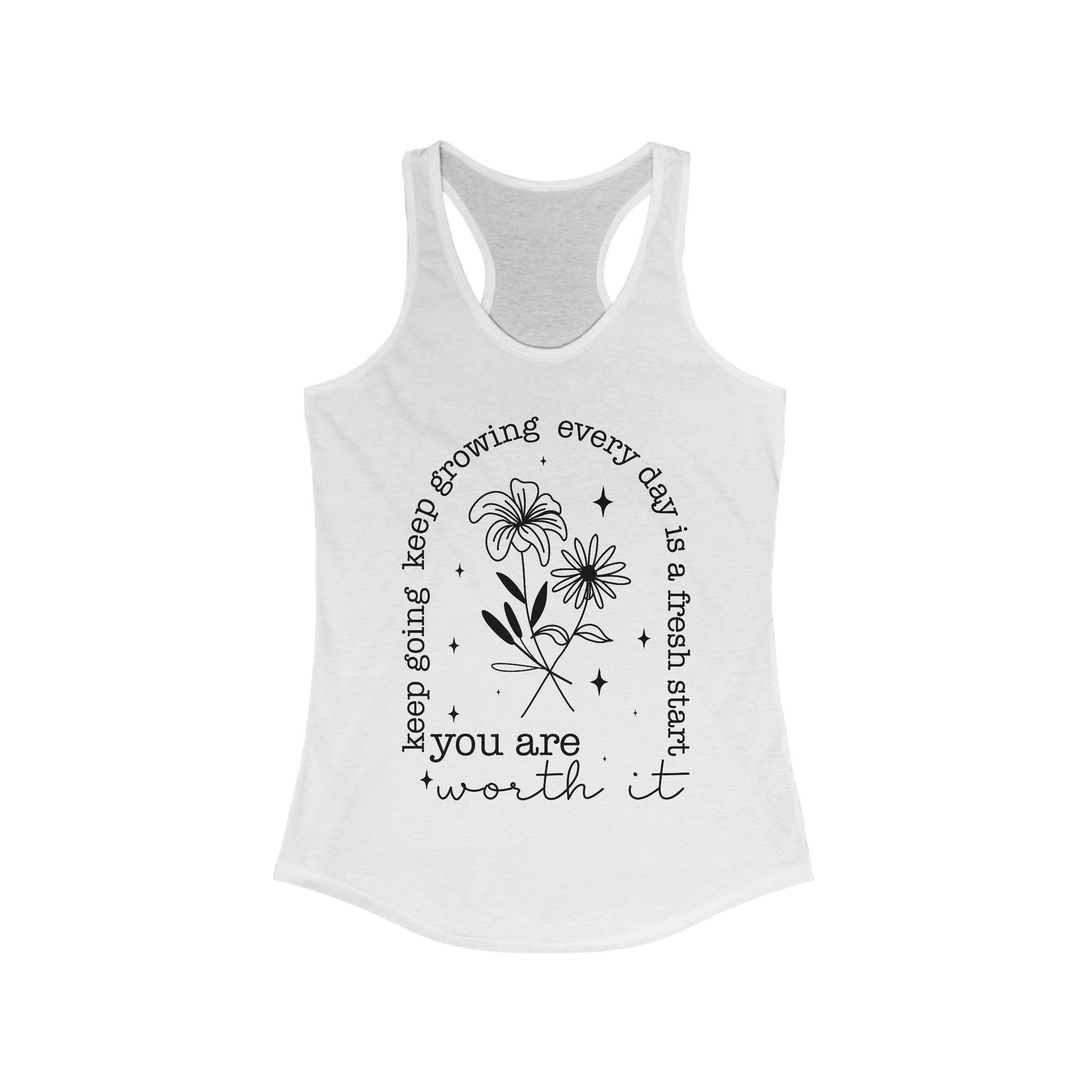 You Are Worth It! Women's Ideal Racerback Tank - EternalAscension