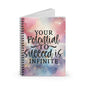 Your Potential to Succeed is Infinite Galaxy Spiral Notebook - EternalAscension